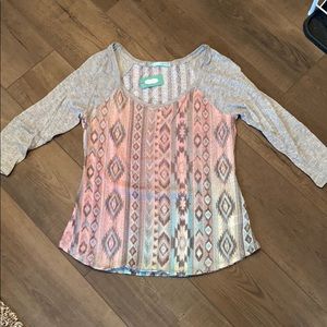 Maurices 3/4 length tee